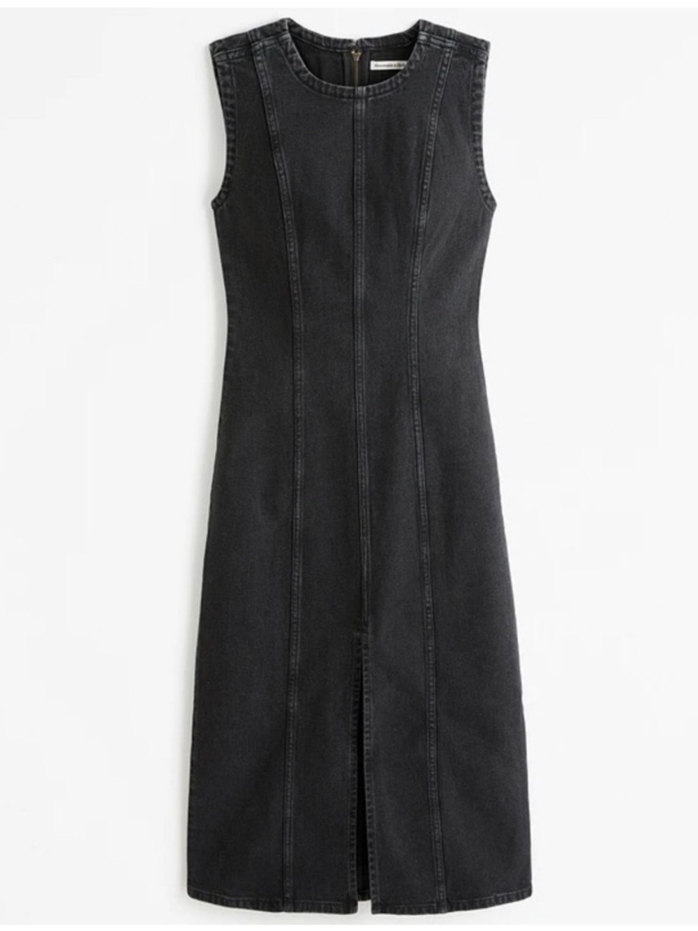 NWT Abercrombie & Fitch Shell Denim Midi Dress - Small Tall